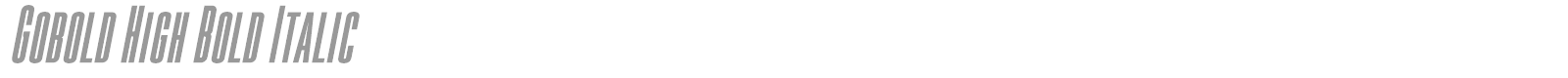 Gobold font preview